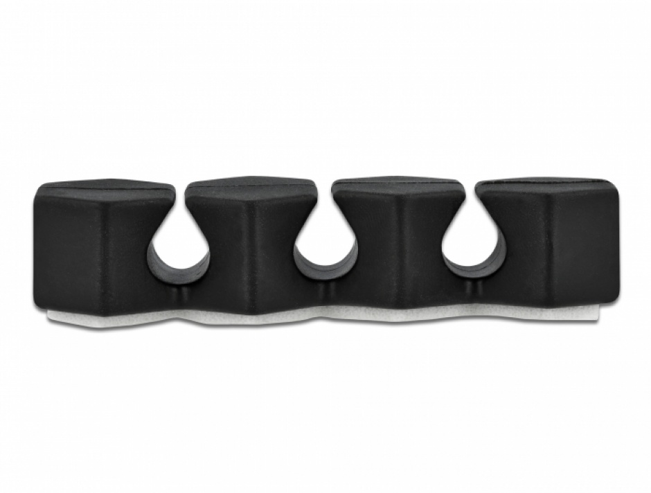 Imagine Set 6 organizatoare cu 3 sloturi Negru+Alb+Gri, Delock 18329